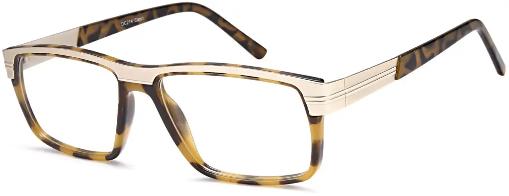 dc 214 tortoise and gold trim
