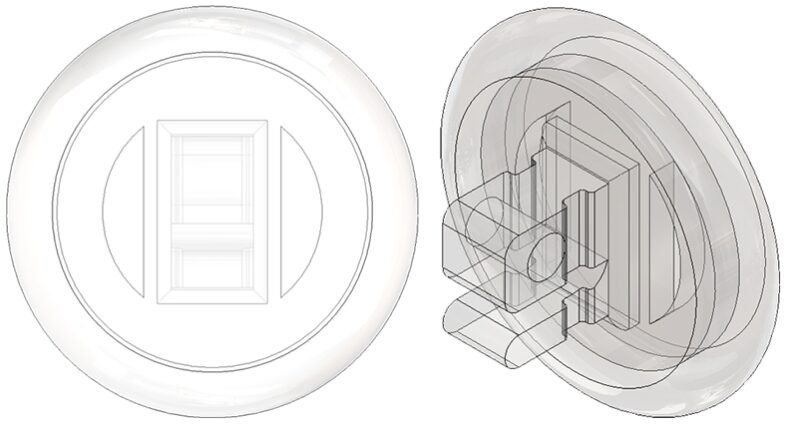 Nose Pad Silicone Round