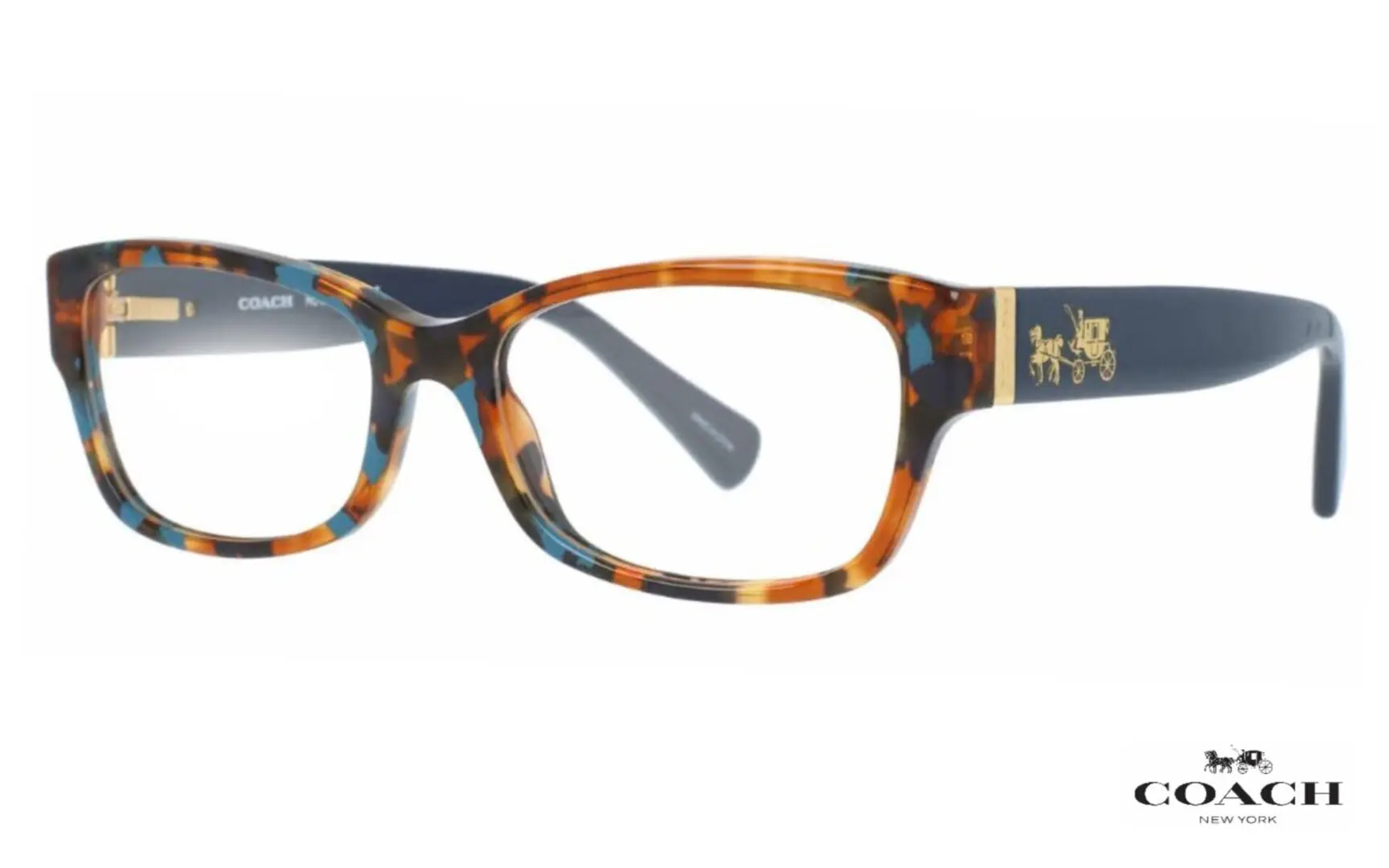 cropped photo of a pair of Coach glasses