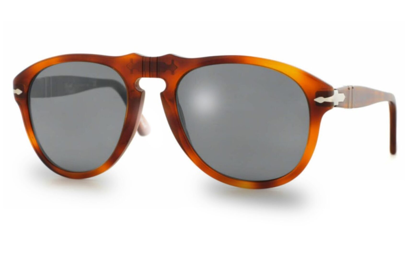 A pair of Persol Light Havana glasses