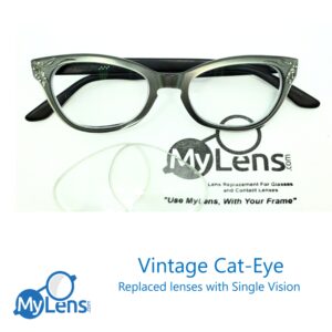 My Lens Vintage Cat-Eye with Single Vision Lenses