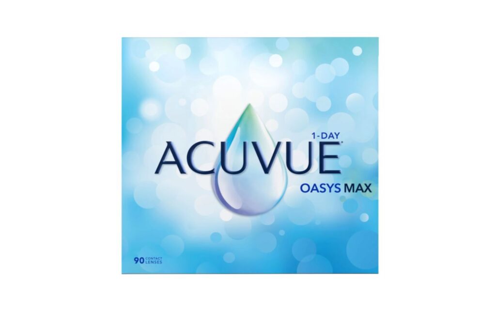 Acuvue Oasys Max 1 Day 90 Pk on the flyer